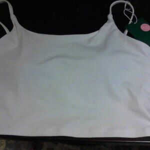 Halara crop top in white